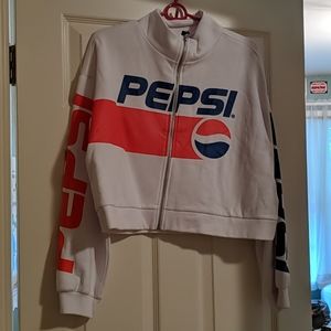 H&M cropped Pepsi jacket